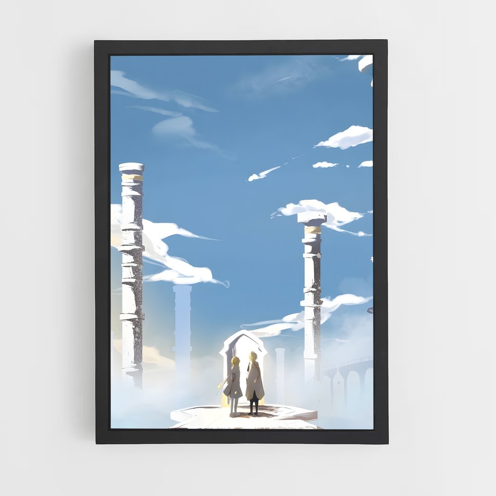 Poster Sommet des Glaces – affiche Genshin impact (vue 2)